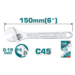 CLÉ AJUSTABLE 6''