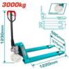 TRANSPALETTE 27" X 45" ROUES POLY 5500LBS (TOTAL)