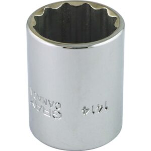 BOX 7/8" X 1/2" DR 12 PT REG CHROME