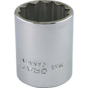 BOX 1-1/4" X 1/2" DR 12 PT
