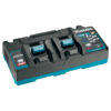 CHARGEUR RAPIDE DOUBLE PORT LI-ION 40V MAX XGT (MAKITA)