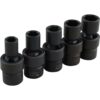 U-JOINT SET 3/8" DR- IMPACT 5 PCS