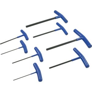 CLÉS ALLEN S2 POIGNÉE EN T MET. (8 PCS)