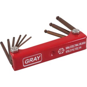 CLÉS ALLEN PLIANTES SAE LONG SPHÉR. (9 PCS)