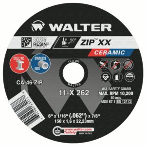 ZIP XX, 6'' x 1/16'' x 7/8'', T1