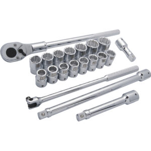 BOX 3/4" DR STAND. ET MÉTR. (20 PCS) DYNAMIC