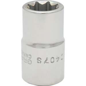 BOX 7/16" X 1/2" DR. 8 PT