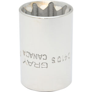 BOX 5/8" X 1/2" DR 8 PT REG