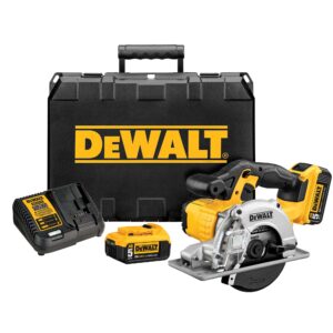 SCIE CIRCULAIRE À MÉTAUX 20 V MAX (KIT) DEWALT