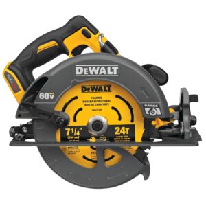 SCIE CIRCULAIRE 7 1/4"  60V  MAX FLEX (SEUL) DEWALT