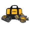 SCIE CIRCULAIRE 7-1/4" A/ FREIN 60V FLEX 1PILE(KIT) DEWALT