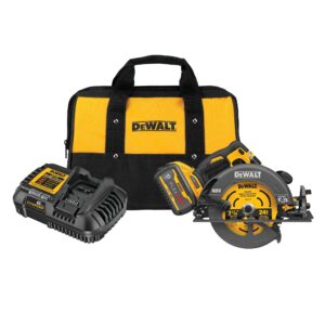 SCIE CIRCULAIRE 7-1/4" A/ FREIN 60V FLEX 1PILE(KIT) DEWALT