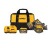ENSEMBLE DE SCIE CIRCULAIRE 7 1/4" FLEX +2 BATTERIES (DEWALT