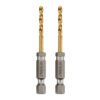 MÈCHE IMPACT 1/8" TITANIUM (2)