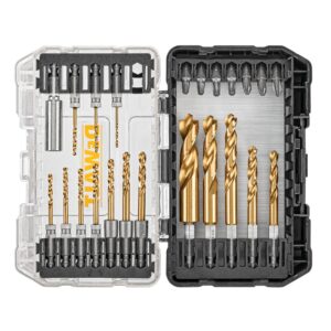 MÈCHES TITANIUM NITRIDE POUR IMPACT (23 PCS) DEWALT
