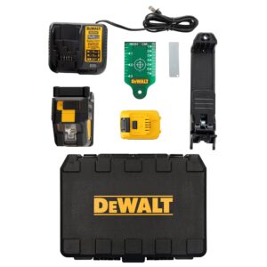 LASER 2X LIGNE 5X POINTS VERT 165' 12V (DEWALT)