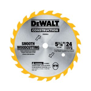 LAME DE SCIE 5-3/8'' X 24 DENTS (DEWALT)
