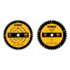 LAME SCIE CIRCULAIRE 12" 40T ET12" 60T S20 COMBO (DEWALT)