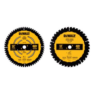 LAME SCIE CIRCULAIRE 12" 40T ET12" 60T S20 COMBO (DEWALT)