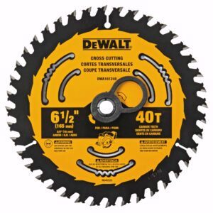 LAME SCIE CIRCULAIRE 6-1/2'' 40 DENTS (DEWALT)