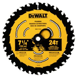 LAME DE SCIE 7-1/4" X 24 DENTS POUR BOIS (DEWALT)