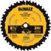 LAME DE SCIE CIRCULAIRE 8 1/4" 24D COUPE EN LONG (DEWALT)