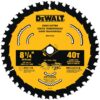 LAME DE SCIE CIRCULAIRE 8 1/4" 40D COUPE TRANSVERSALE(DEWALT