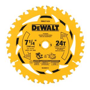 LAME DE SCIE CIRCULAIRE 7-1/4" 24D (DEWALT)