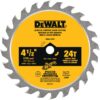 LAME SCIE CIRCULAIRE 4-1/2'' X 24D (DEWALT)
