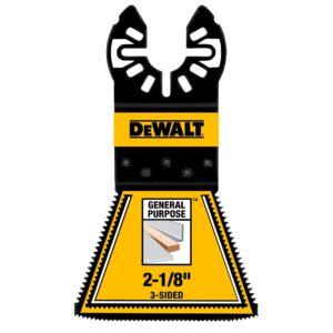 LAME OSCILLANTE TOUT USAGE 2-1/8'' 3 CÔTÉS TRANCHANTS(DEWALT