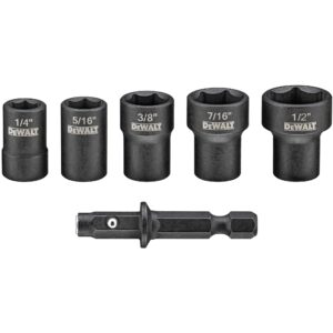 TOURNE-ÉCROUS DÉTACHABLES (5 PCS) DEWALT