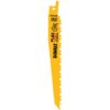 LAMES DE SCIE ALTERNATIVE 6" 4/6 TPI(5 PCS) DEWALT