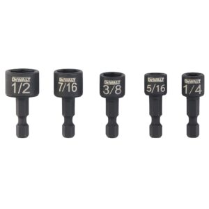 TOURNE-ÉCROUS COMPACTS (5PCS) DEWALT