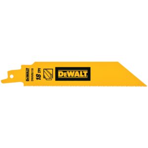 LAME DE SCIE ALTERNATIVE 6" 18TPI - 1" (5PC) DEWALT