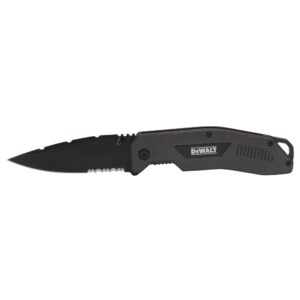 COUTEAU POCHE PLIABLE LAME EN CARBONE (DEWALT)