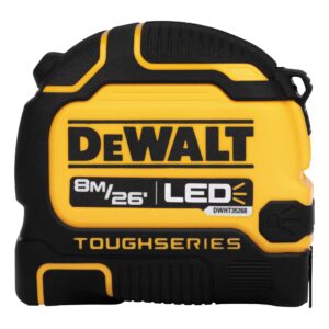 RUBAN MESURER 8M/26' AVEC LED (DEWALT)