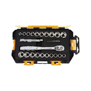 JEU DE DOUILLES 1/2''DR (23 PCS) DEWALT