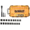 JEU DE DOUILLES À CHOCS AVEC CLIQUET 3/8''DR (23 PCS) DEWALT
