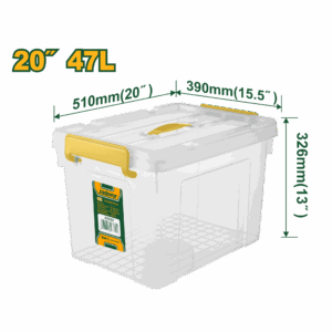 BAC DE RANGEMENT PLASTIQUE 47L
