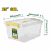 BAC DE RANGEMENT PLASTIQUE 66L