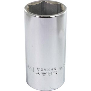 BOX 1-1/8" X 1/2" DR 6 PT D