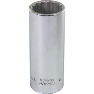 BOX 3/4" X 3/8" DR 12 PT DP