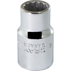 BOX 12MM X 1/2" DR. 12 PT 38