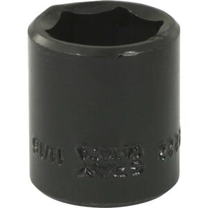 BOX 11/16" X 3/8 DR 6 PAN REG NOIR