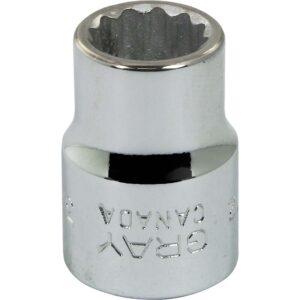 BOX  3/8" X 3/8" DR 12 PT REG