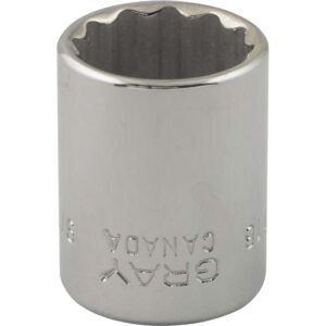 SOCKET 9/16" X 3/8" DR 12 PT REG