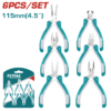 ENSEMBLE MINI-PINCES 4-1/2'' (6 PCS)