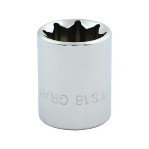 BOX  9/16" X 3/8" DR 8 PT REG