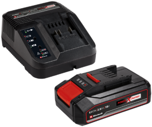 ENS DE DEMARRAGE BATTERIE 2.5AH 18V + CHARGEUR 50 MIN
