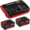 ENS DÉMARRAGE 2 BATTERIES 4AH+CHARGEUR75 MIN